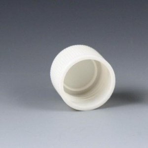 Globe Scientific Tube Closure Polypropylene Screw Cap White For False Bottom Tubes (768909_BG) 1000/BG