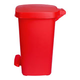 McKesson Trash Can 32 Quart / 8 gal. Red Plastic Rectangular (1223709_EA) 1/EA
