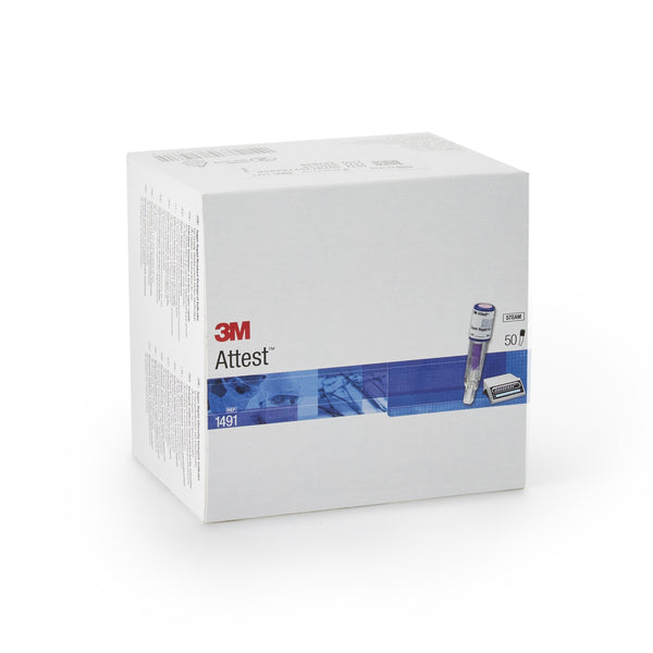 Attest™ Rapid Readout Sterilization Biological Indicator Vial Steam 2-1/2 Inch Length (1009962_BX) 50/BX