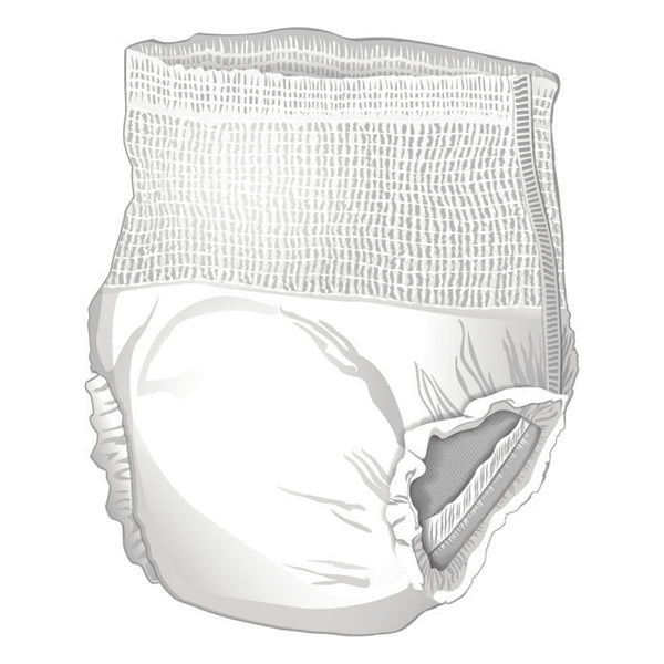 McKesson Ultra Unisex Adult Absorbent Underwear Pull On with Tear Away Seams Small Disposable Heavy Absorbency (884175_CS) 4/CS