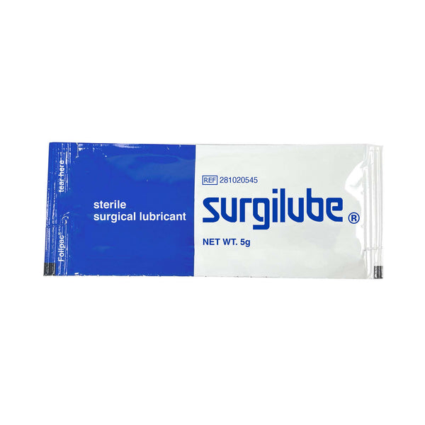 Surgilube® Lubricating Jelly - Carbomer free 5 Gram Individual Packet Sterile (1050804_BX) 144/BX