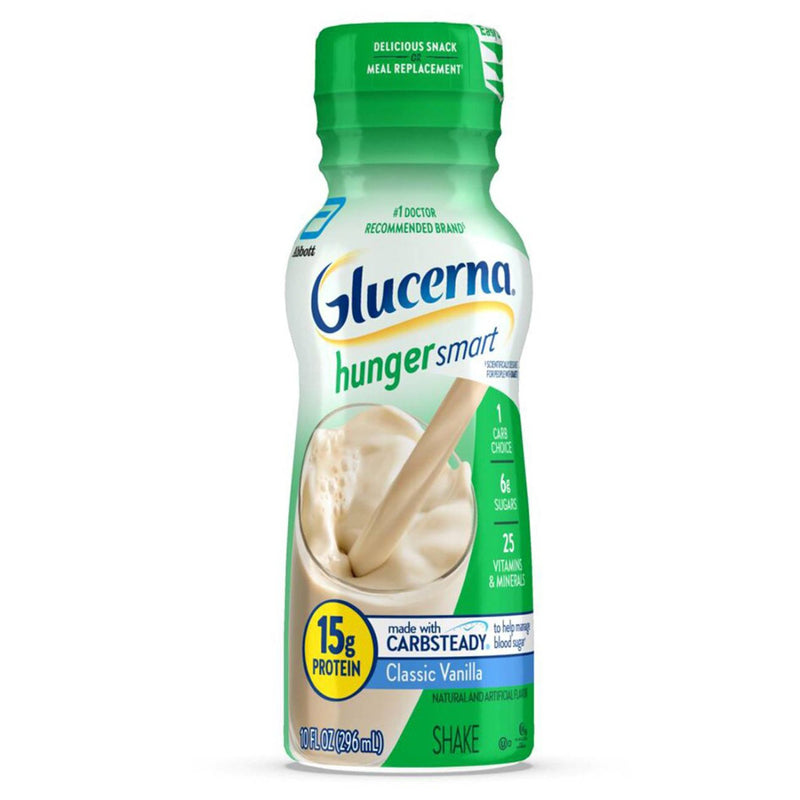 Glucerna® Hunger Smart Shake Oral Supplement Homemade Vanilla Flavor Liquid 10 oz. Bottle (1207547_CS) 24/CS
