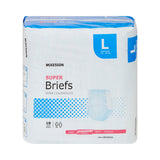McKesson Unisex Adult Incontinence Brief Large Disposable Moderate Absorbency (1123842_BG) 18/BG
