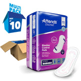 Attends® Discreet Bladder Control Pad 15 Inch Length Heavy Absorbency Polymer Core One Size Fits Most (1039115_BG) 20/BG