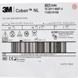 3M™ Coban™ LF Cohesive Bandage 6 Inch X 5 Yard Self-Adherent Closure Tan NonSterile Standard Compression (388427_EA) 1/EA