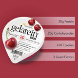 Gelatein® Plus Oral Supplement Cherry Flavor Gel 4 oz. Cup (1010081_CS) 36/CS