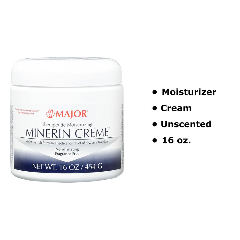 Minerin® Hand and Body Moisturizer 16 oz. Jar Unscented Cream (508052_EA) 1/EA