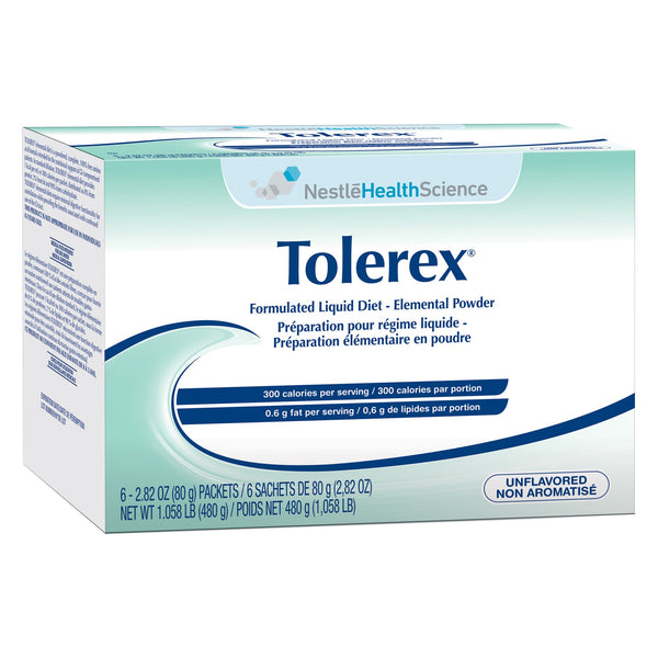 Tolerex® Oral Supplement Unflavored Powder 2.82 oz. Individual Packet (320422_EA) 1/EA