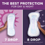 Poise® Fresh Protection™ Overnight Bladder Control Pad 5.3 Inch Length Heavy Absorbency Sodium Polyacrylate Core One Size Fits Most (1224724_PK) 22/PK