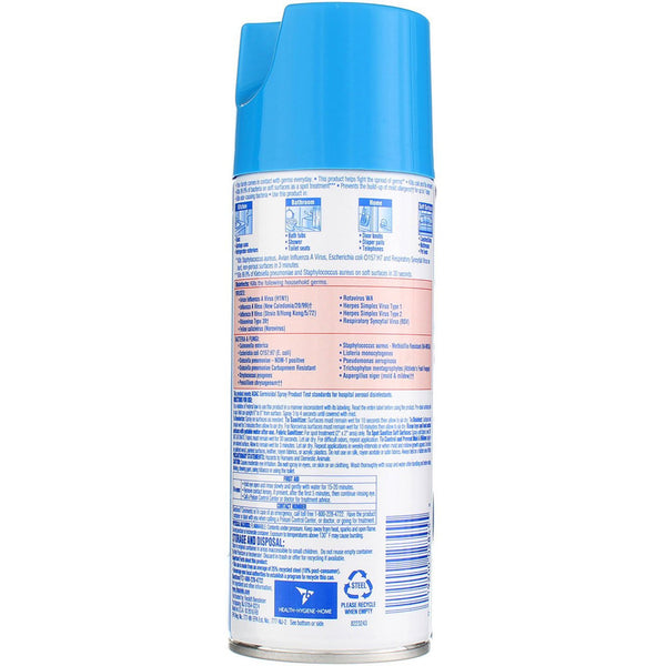 Lysol® Surface Disinfectant Alcohol Based Aerosol Spray Liquid 12.5 oz. Can Spring Waterfall Scent NonSterile (1008856_CS) 12/CS