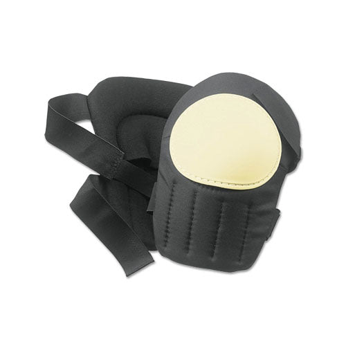CLC Custom Leather Craft Plastic Cap Swivel Knee Pads, Hook-and-Loop, Black/White Cap (201-V230) 1 Pair