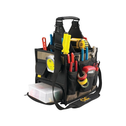 CLC Custom Leather Craft Soft Side Tool Bags, 23 Compartments, 19 in X 10 in (201-1528) Each