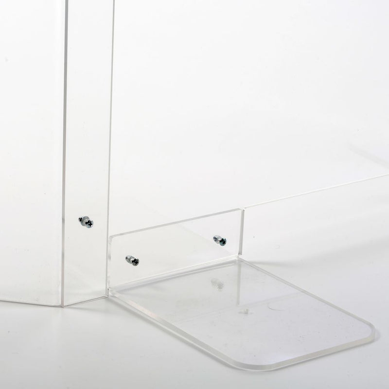 MT Displays Clear Hygienic Separator with Paper Slot 25.59x37.40 Inch (UHS1065900X2000) Each