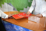 MT Displays Clear Hygienic Separator with Paper slot 29.52x43.30 Inch (UHS1075110X2000) Each
