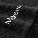 Hospeco® Cotton Makeup Washcloth 13x13 Black, 144/Case (HOSMAKEUP-13X13-CS) Case of 144