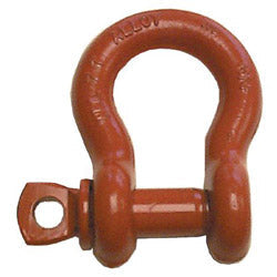 CM Columbus Mckinnon Screw Pin Anchor Shackles, 3/4 in Bail Size, 6.5 Tons, Orange Paint (490-M652P) Each