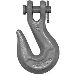 CM Columbus Mckinnon Grade 80 Clevis Grab Hook, 3/8 in, 7,100 lb, Orange (490-M806A) Each