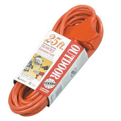 Coleman Cable Tri-Source Vinyl Multiple Outlet Cord, 25 ft, 3 Outlets (172-04217) Each