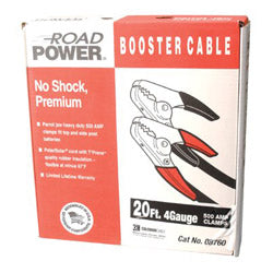 Coleman Cable Booster Cables, 4/1 AWG, 16 ft, Black (172-08766) Each