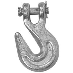 Cooper Hand Tools 473 Series Clevis Grab Hooks, 1/4 in, 4,100 lb, Painted Orange (193-4503315) Each