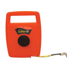 Cooper Hand Tools Hi-Viz® Linear Measuring Tapes, 1/2 in x 100 ft, 1/8 in Grad. (182-706L) Each