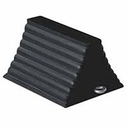Cortina Wheel Chocks, 8 in W x 10 in L x 6 in H, Rubber, Black (831-2048WC) Each