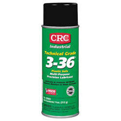 CRC Technical Grade 3-36® Multi-Purpose Precision Lubricant, 16 oz Aerosol Can, 11 wt oz (125-03003) 12 Cans