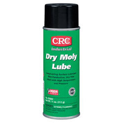 CRC Dry Moly Lube, 16 oz Aerosol Can, 11 wt oz (125-03084) 12 Cans