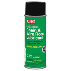 CRC Chain & Wire Rope Lubricant, 10 oz, Aerosol Can (125-03050) 12 Cans