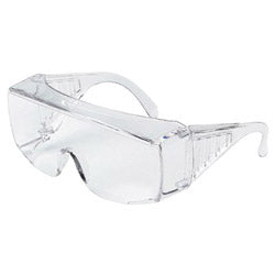 Crews Yukon Uncoated Protective Eyewear, Clear Polycarb Lens/Frame, 150mm Temple (135-9800XL) Each