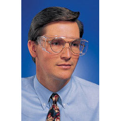 Crews Yukon 9810XL Protective Eyewear, Clear Coated Polycarbonate Lenses, Clear Frame (135-9810XL) Each