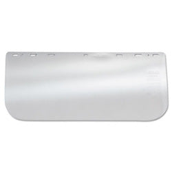 Crews Universal Faceshield, Unocated, Clear, PETG, 16 in L x 8 in H (135-181640) Each