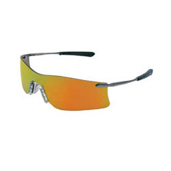 Crews Rubicon® T4 Protective Eyewear, Fire Lens, Polycarbonate, Scratch-Resistant, Frame (135-T411R) 1 Pair