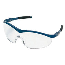Crews Storm Protective Eyewear, Clear Lens, Duramass Hard Coat, Navy Frame, Nylon (135-ST120) Each