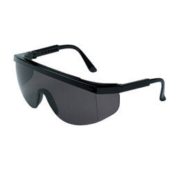 Crews Tomahawk Protective Eyewear, Gray Lens, Duramass Hard Coat, Black Frame, Nylon (135-TK112) Each