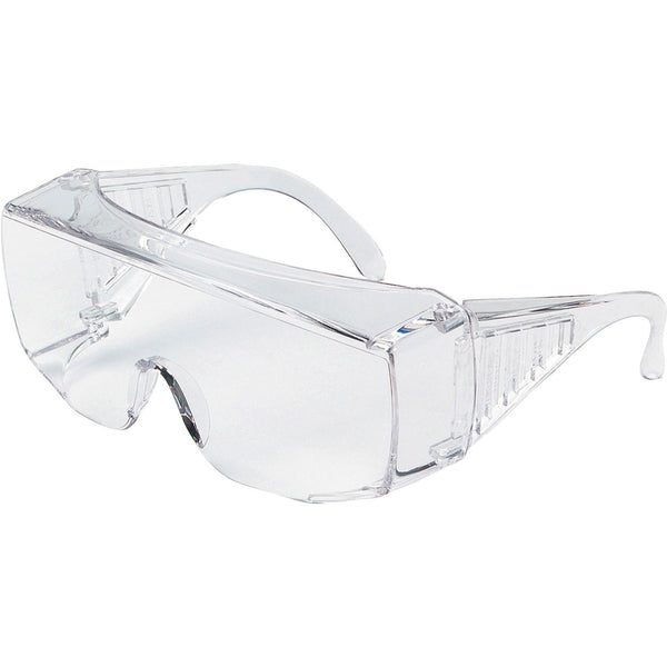 Crews 98 Series Safety Glasses, Clear Polycarb Lens/Frame, Clear Frame (135-9800) Each