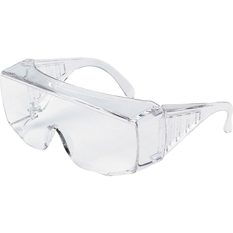 Crews 98 Series Safety Glasses, Clear Polycarb Lens/Frame, Clear Frame (135-9800) Each