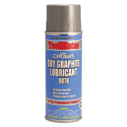 Crown Dry Graphite, 12 oz Aerosol Can (205-8078) 12 Cans