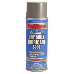 Crown Dry Moly Lubricant, 11.6 oz, Aerosol Can (205-6080) 12 Cans
