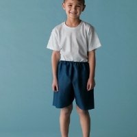 MediShorts® Exam Shorts Small Navy Blue Nonwoven Pediatric Disposable (549288_CS) 50/CS