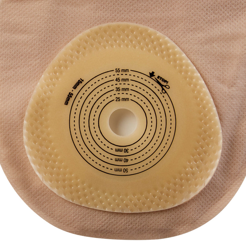 Premier™ Colostomy Pouch One-Piece System 12 Inch Length Flat, Trim To Fit 5/8 to 2-1/8 Inch Stoma Drainable (495243_BX) 10/BX
