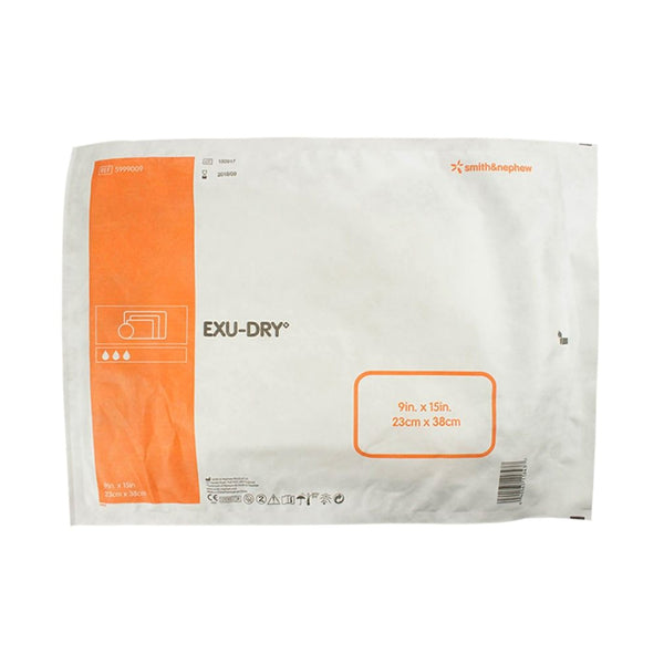 EXU-DRY Anti-Shear Super Absorbent Dressing 9 X 15 Inch Rectangle (360875_EA) 1/EA