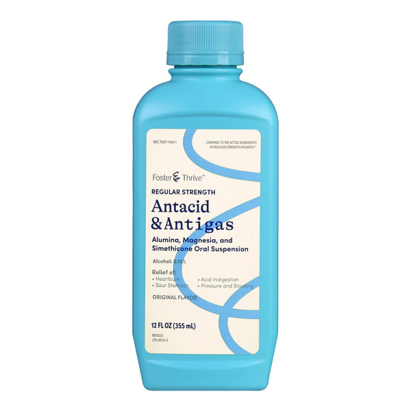 Foster & Thrive™ Antacid 200 mg - 200 mg - 20 mg / 5 mL Strength Liquid 12 oz. (1238907_BT) 1/BT