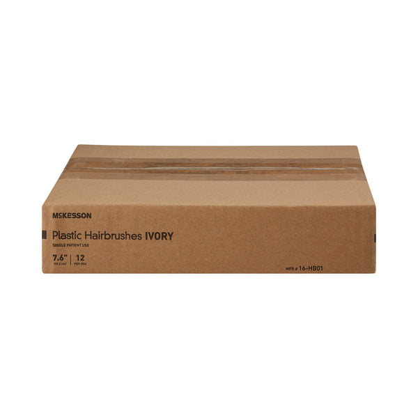 McKesson Hairbrush Polypropylene Bristles 7.6 Inch (472580_BX) 12/BX