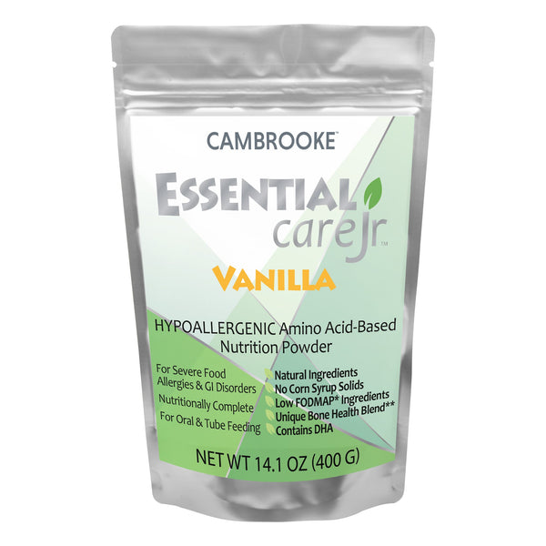 Essential Care Jr™ Pediatric Oral Supplement Vanilla Flavor 14.1 oz. Pouch Powder Amino Acid Food Allergies (1190432_EA) 1/EA