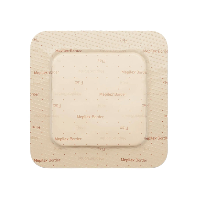 Mepilex® Border Flex Foam Dressing 4 X 4 Inch With Border Film Backing Silicone Adhesive Square Sterile (1114380_CS) 50/CS