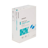 McKesson Heel Cup U-Shaped Silicone Female 10 and up / Male 9-1/2 and up Blue / Clear (1132299_PR) 1/PR