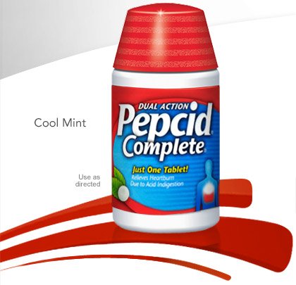 Pepcid® Complete Antacid 800 mg - 165 mg - 10 mg Strength Chewable Tablet 25 per Box (783382_BX) 1/BX