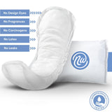 Nexwear Maximum Long Bladder Control Pad 13-3/4 Inch Length Heavy Absorbency Super Absorbent Core One Size Fits Most (1230171_CS) 90/CS