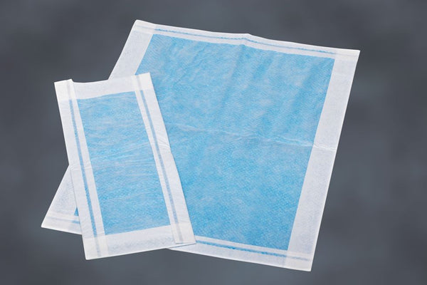 HK Super Absorbent Procedure Underpad 12 W X 31 L Inch Blue / White NonSterile (945330_BX) 4/BX